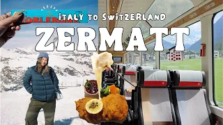 Zermatt, Switzerland Vlog 2023🇨🇭 Glacier Express Switzerland, Italy to Switzerland Train, Matterhorn