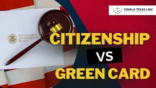 What's the difference between being a US citizen and Green Card? #shorts #immigration