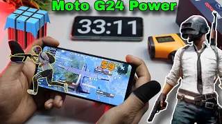 Moto G24 Power BGMI Gaming Test  | FPS Gyro |Graphic more.📍