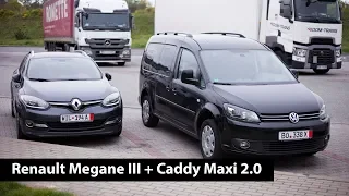 Заряженный VW Caddy Maxi и Renault Megane Limited из Германии /// Обзор мотора VW 1.0 Benzin