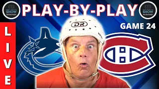 NHL GAME PLAY BY PLAY CANADIENS VS CANUCKS