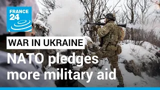 NATO leaders pledge to keep ammo flowing to Kyiv as Russia bombards Bakhmut • FRANCE 24 English