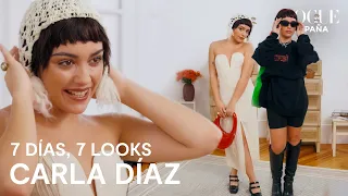 Carla Díaz: todo lo que la protagonista de Élite viste en una semana | 7 días 7 looks | VOGUE España