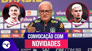 CONFIRA A CONVOCAÇÃO DA SELEÇÃO BRASILEIRA E A COLETIVA DE DORIVAL JR