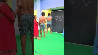 Can you do it ? Drawing Challenge With Cute Brother And Sister #shorts