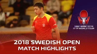 Jun Mizutani vs Xu Xin I 2018 ITTF Swedish Open Highlights (R16)