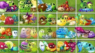 PVZ 2 Random 20 Teams, 3 Plants! Which Team Will Win! PVZ 2 Team Plant Vs Team Plant