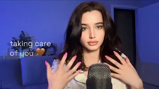 ASMR taking care of you before bed (skincare / scalp massage / whispered)