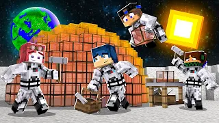 COSTRUIAMO LA NOSTRA BASE SULLA LUNA! EP.2 - MINECRAFT *FINE DEL MONDO*