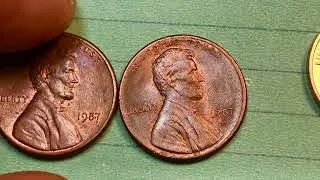 US 1987 Lincoln Penny Worth Money - United States One Cent Coins