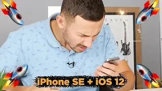 iPhone SE стал РАКЕТОЙ на iOS 12