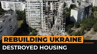 See the destruction Ukraine needs billions of dollars to fix | AJ #Shorts