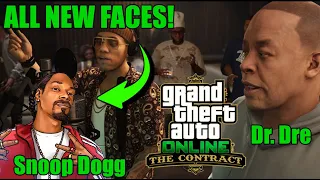 ALL NEW ARTISTS In THE CONTRACT DLC - Dr Dre - Snoop Dogg-Anderson Paak-DJ POOH-Etc. - GTA 5 ONLINE