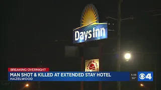 Man found shot to death inside Hazelwood hotel