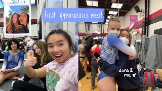 first gymnastics meet of the season!