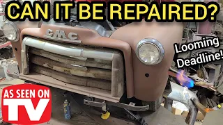 1948 GMC Grille Surround Restoration. Plus: Sculpting With Lead!