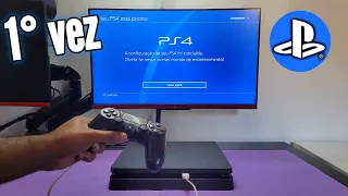 LIGANDO O PS4 PELA PRIMEIRA VEZ!