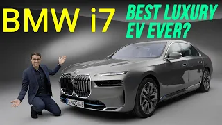 BMW i7 PREMIERE the new king of luxury? all-new 2023 BMW 7-Series comes both as EV and V8 / R6 !