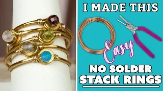 Easy No Solder Stack Rings | I Made This