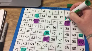 Subtracting 10 with a Hundred Chart
