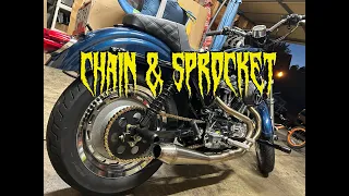 Harley Sportster Tcbros Chain Conversion  (update #3)