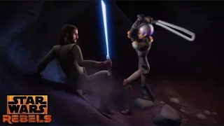 Star Wars Rebels: Kanan & Sabine Emotional Training Scene