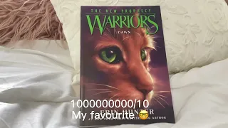 I rate warrior cats book covers  🤓