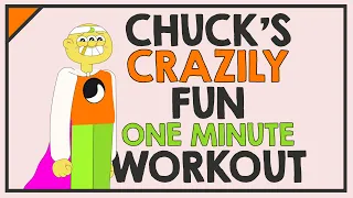 Chuck's CRAZILY Fun One Minute Workout (CORONA VIRUS EXERCISE VIDEO) for kids and families!