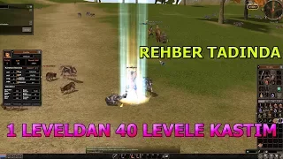 HIZLICA 1'DEN 40 LEVEL KASTIM - (REHBER TADINDA) | Metin2 TR - Truva