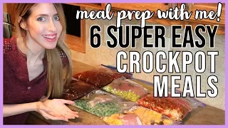 6 EXTREMELY EASY CROCKPOT MEALS // HEALTHY & AFFORDABLE CROCK POT or SLOW COOKER RECIPES 2019