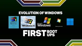 👨‍💻 EVOLUTION OF WINDOWS FIRST BOOT UPS👨‍💻 (1985-2023)