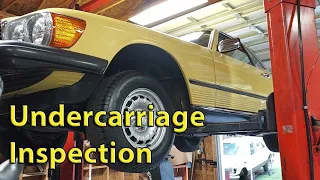 1982 Mercedes 380SL 24,000 miles!!! - Part 4 Undercarriage Inspection