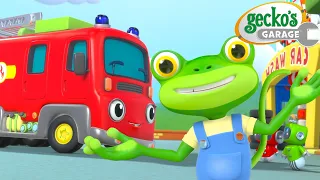 Glue Disaster | Gecko's Garage | Cartoons For Kids | Toddler Fun Learning