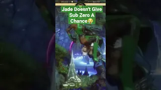 Jade Doesn't Give Sub Zero A Chance😭 #jade #shorts #mk11