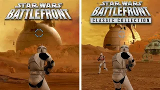 Comparing the ORIGINAL Battlefront to the CLASSIC COLLECTION