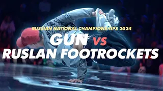 Ruslan Footrockets vs Gun ★ Top8 Solo BBoys ★ Russian National Championships 2024