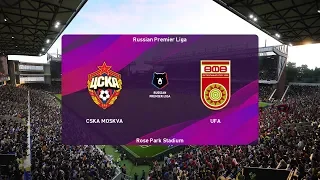 PES 2020 | CSKA Moscow vs UFA - Russian Premier Liga | 15/03/2020 | 1080p 60FPS