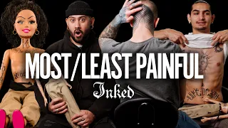 'I Felt My Soul Leave My Body' Most and Least Painful Places to Get a Tattoo | Tattoo Artists React