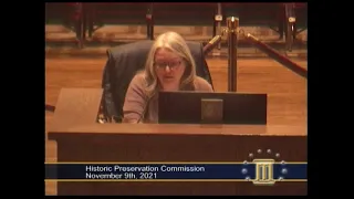 Montgomery Historic Preservation Commission (11/9/21)