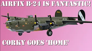 Airfix B-24H Liberator - Building the excellent brand new B-24 and then taking it for a little trip.