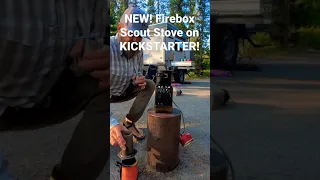 New! "Firebox Scout" Emergency Survival Stove Tin Making Coffee.