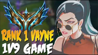 WHEN THE ENEMY TEAM DECIDE TO CAMP RANK 1 VAYNE