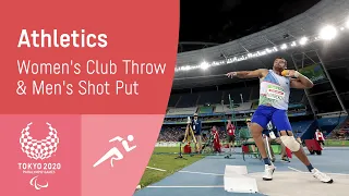 Athletics Club Throw & Shot Put | Day 3 | Tokyo 2020 Paralympic Games
