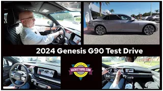 2024 Genesis G90 Test Drive With Initial Driving Impressions - NOT Sponsored #genesisg90 #carreview