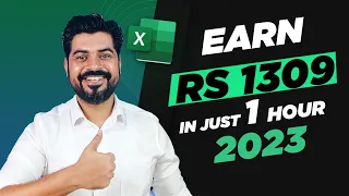 Top Excel trick to earn Rs. 1309 in just 1 hour 🚀🚀