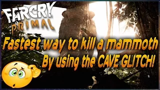 Fastest&Funniest way to kill a mammoth in Far Cry Primal! (Best Far Cry Cave Glitch)