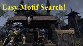 ESO Easy Motif Search Tip!