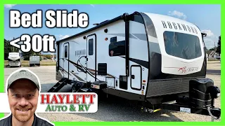 Half Ton Towable with Full Bed Slide! 2021 Rockwood 2608BS Ultralite Travel Trailer