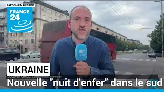 Frappes russes sur l'Ukraine : nouvelle "nuit d'enfer" à Odessa et dans le sud • FRANCE 24