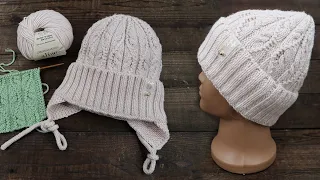 Hat pattern "Braid to the waist" knitting needles 🎓